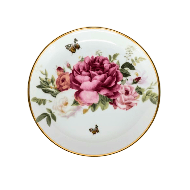 Prato Joia Filete Borda Dourada 10Cm - Ce Porcelana -2- Prato Joia Filete Borda Dourada 10Cm - Ce Porcelana -2-